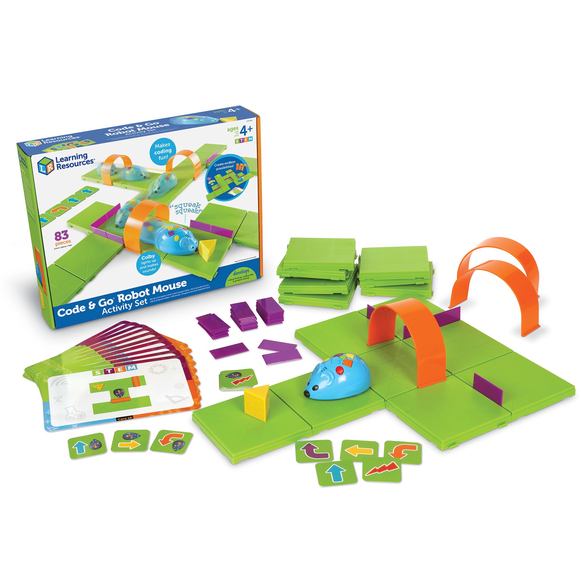 [อายุ 4+] ชุดกิจกรรมหุ่นยนต์หนูน้อยอัจฉริยะ[Learning Resources]