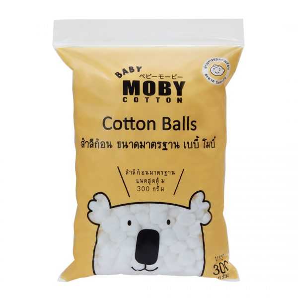 Baby Moby สำลีก้่อนมาตราฐาน 300 กรัม