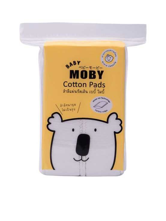 Baby Moby สำลีแผ่นรีดเส้นเด็กทารก รุ่น Water Jet Cotton Pads ขนาด 50 กรัม