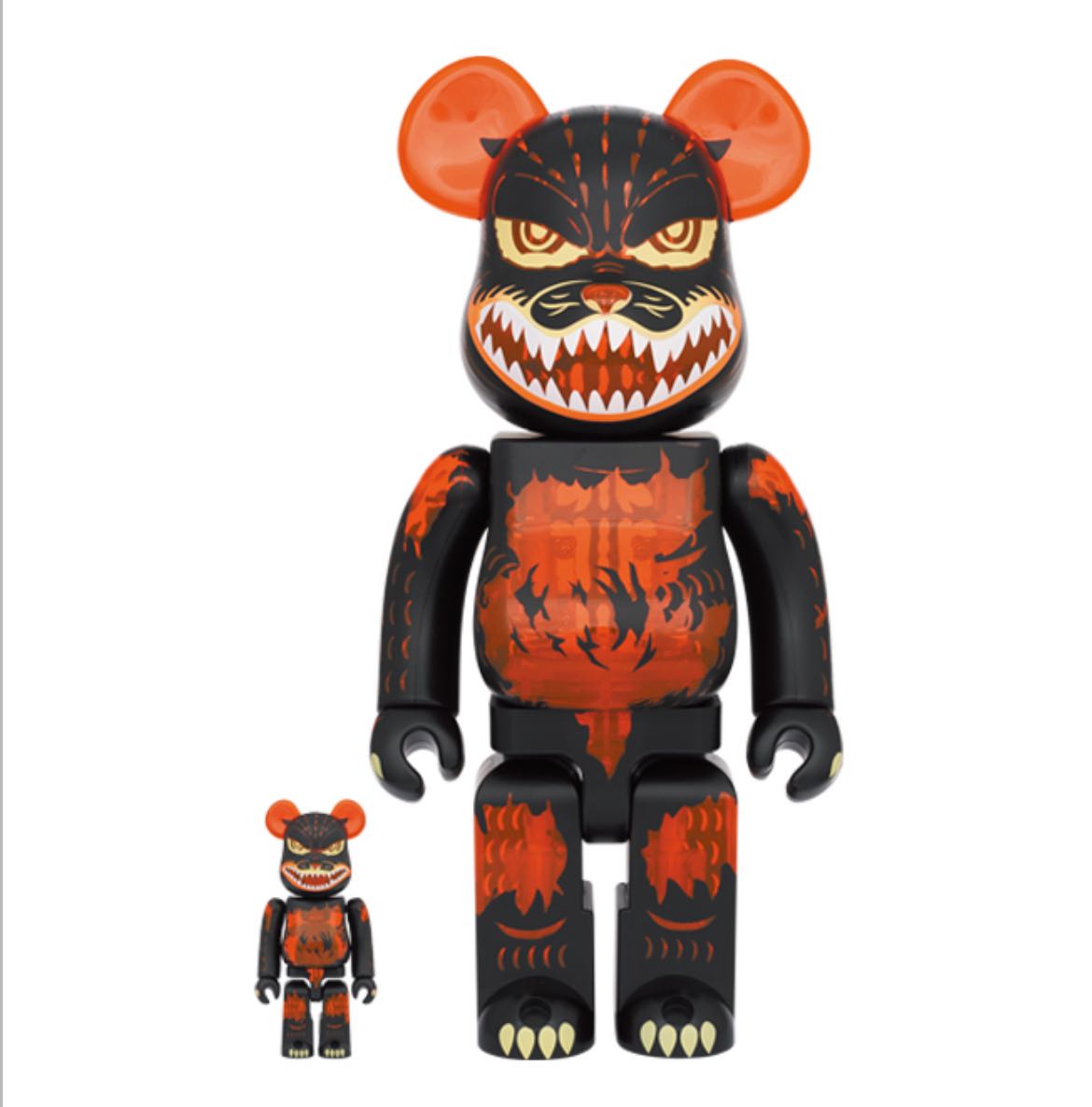 Bearbrick Godzilla vs Destryoer 400/100