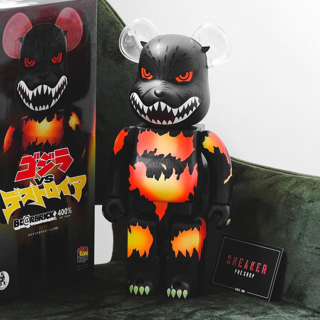 Bearbrick Godzilla (Death Goji Burning Ver.) 400% 