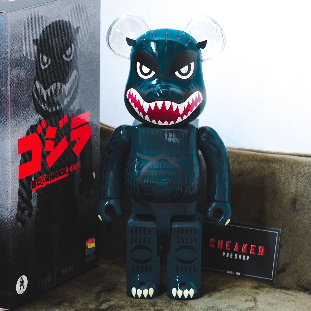 Bearbrick Godzilla Warner Bros Green 400% 2015 