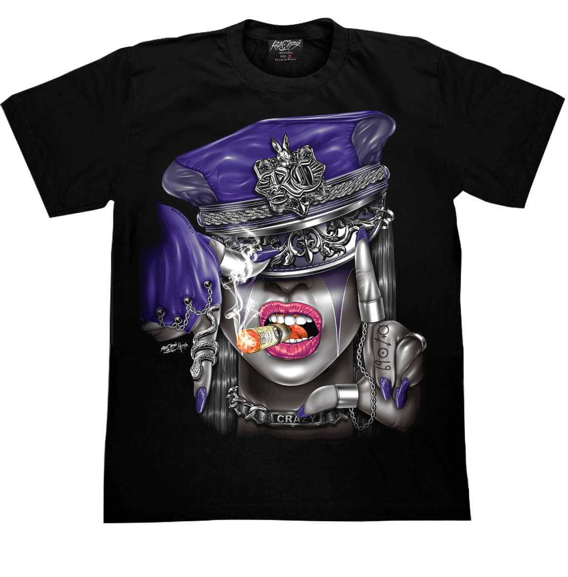 เสื้อยืดสกรีนเรืองแสง 3D124