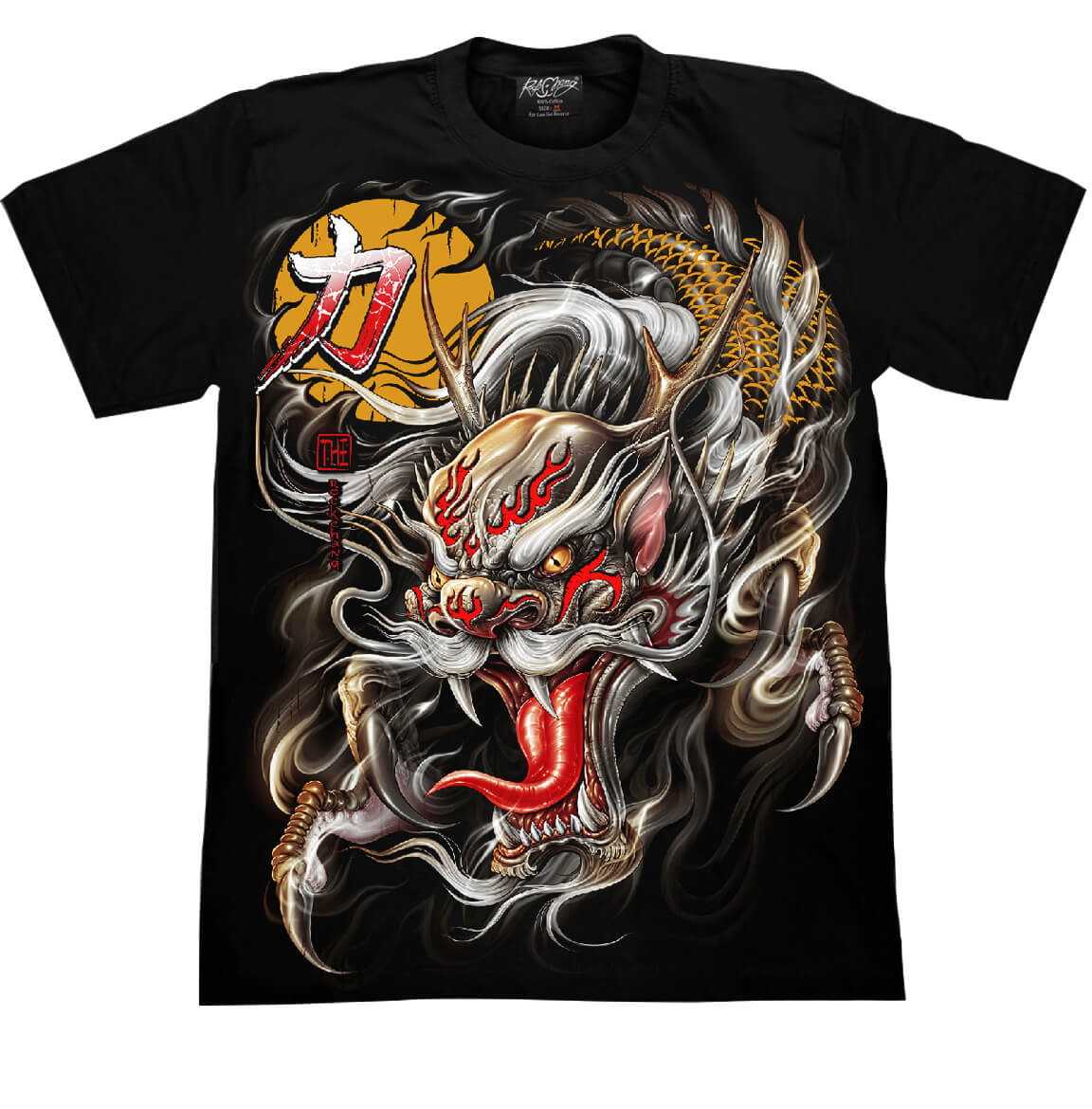 เสื้อยืดสกรีนเรืองแสง 3D137