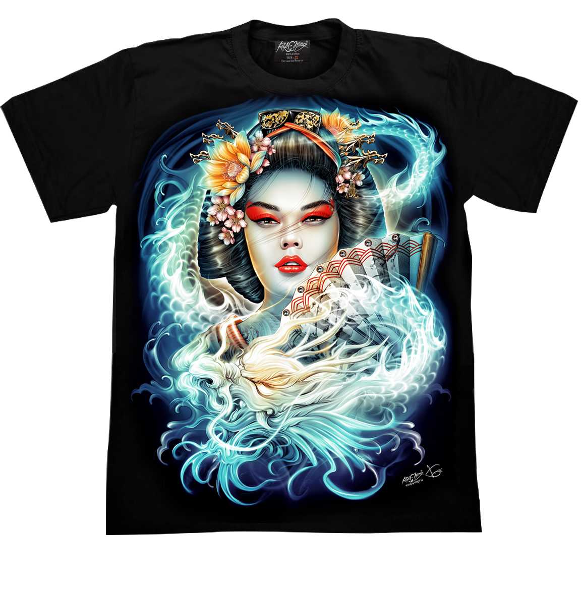 เสื้อยืดสกรีนเรืองแสง 3D154