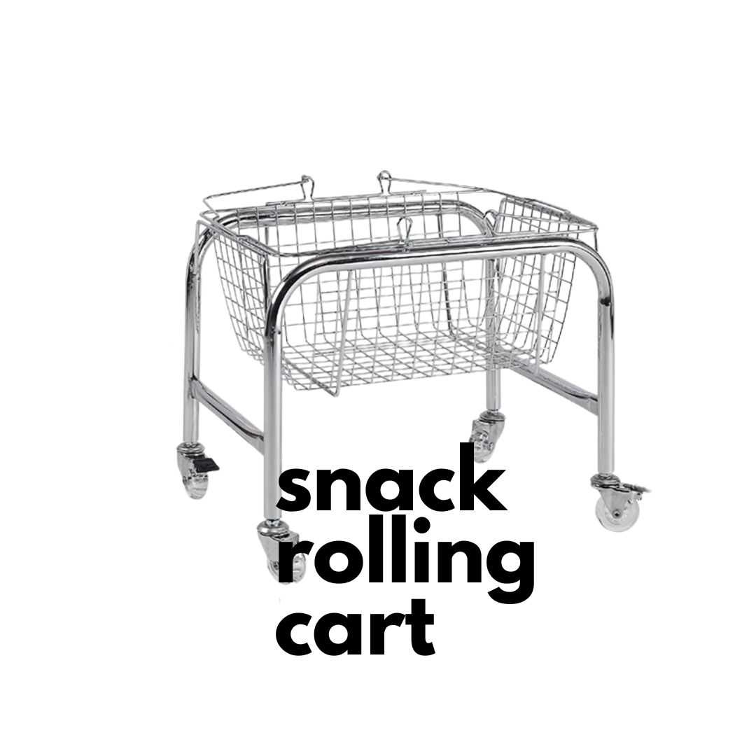 SNACK ROLLING CART