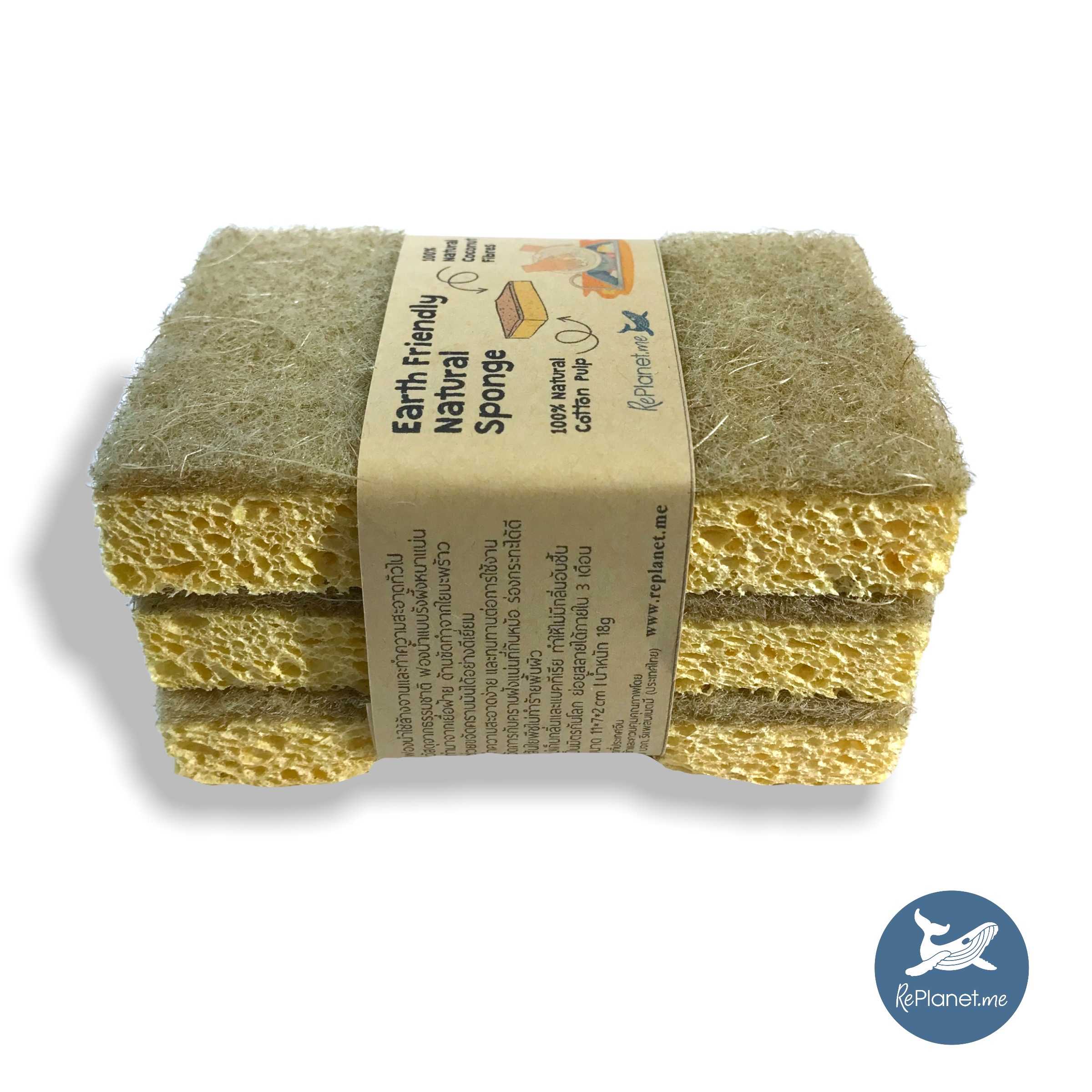 ใหม่!! ฟองน้ำรักษ์โลก || Natural Sponge