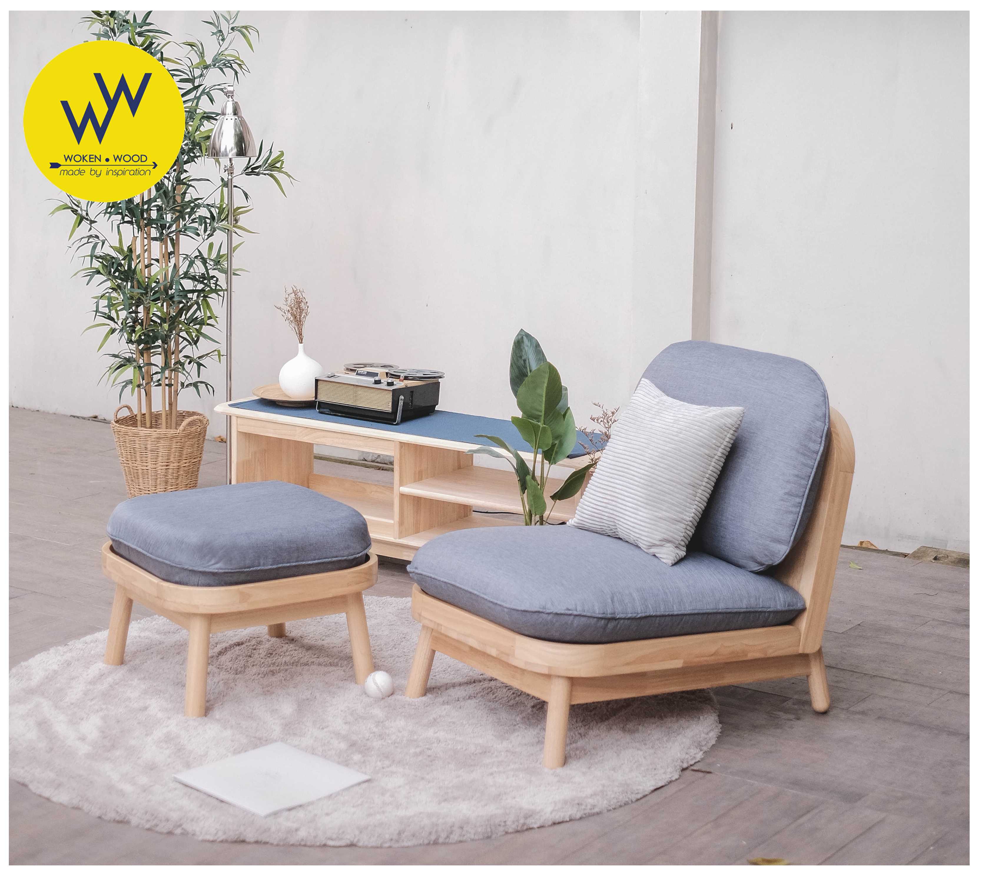 HOTATE Armchair with KURAGE Armchair