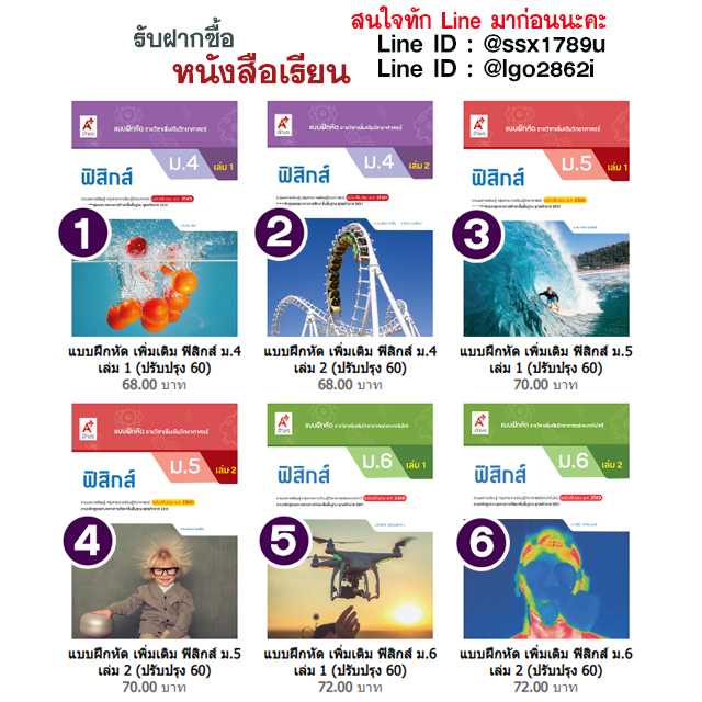 อจท-แบบฝึกหัด เพิ่มเติม ฟิสิกส์ ม.4 -ม.6