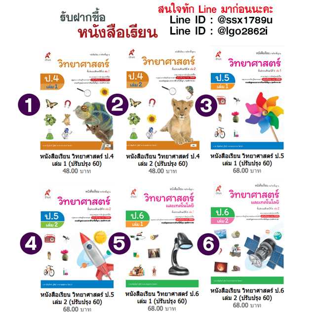 อจท-หนังสือเรียน วิทยาศาสตร์ ป.4-ป.6