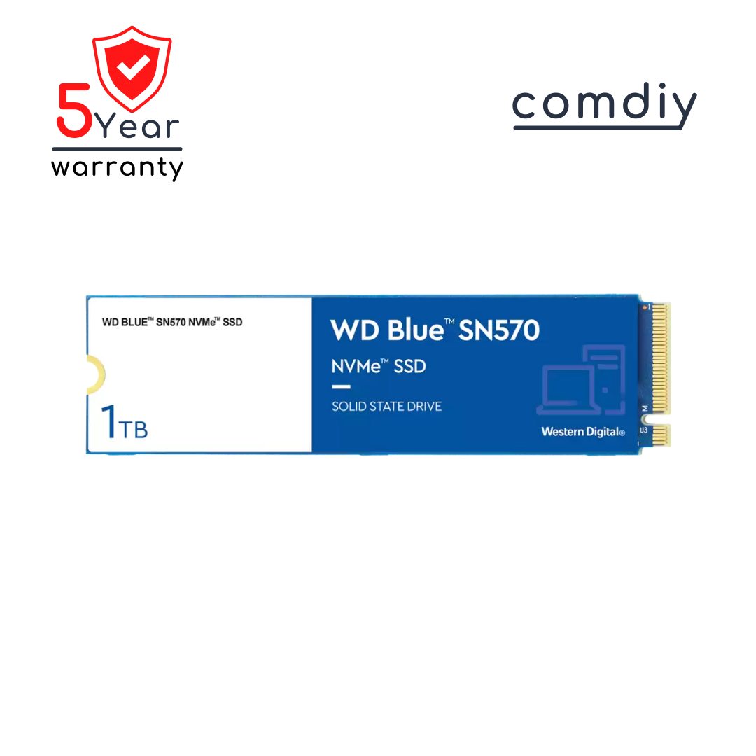 WD BLUE SN570 NVMe M.2 1TB PCIe 3.0 SSD เอสเอสดี by comdiy