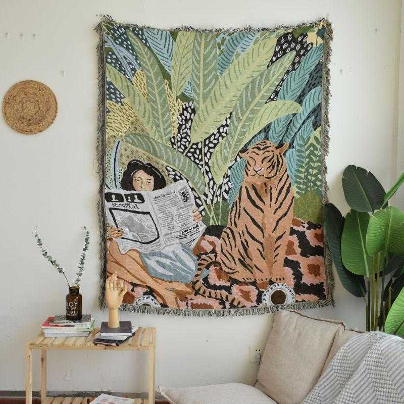 [พร้อมส่ง] Carpet : พรมตกแต่งห้อง พรมปูพื้น พรมคลุมโซฟา พรมแต่งผนังห้อง