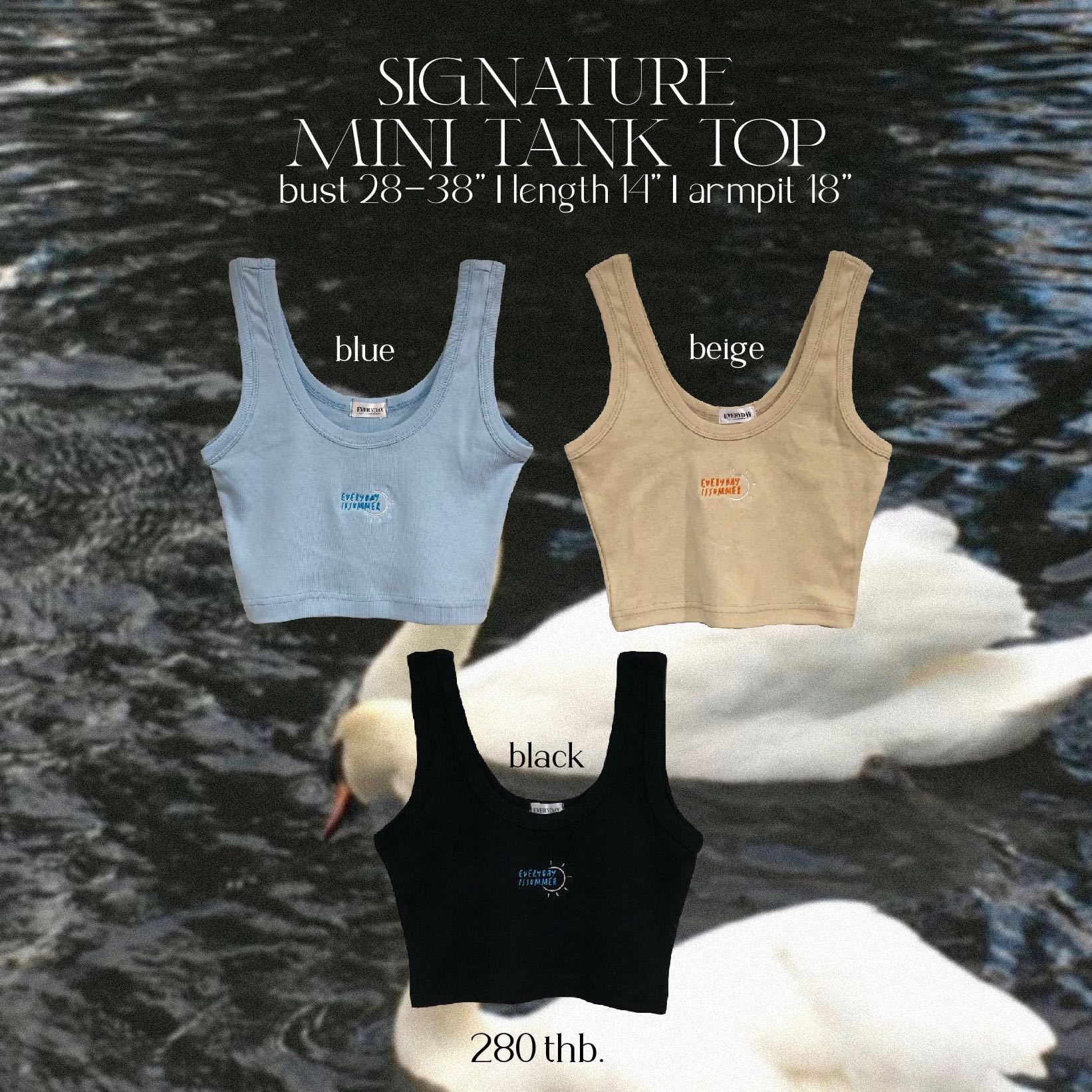 SIGNATURE mini tank top