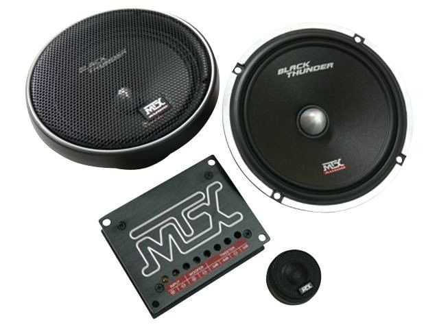 ลำโพงแยกชิ้น2ทาง6.5นิ้วMTX Black Thunder BLK625พันธุ์อเมริการุ่นใหญ่กลางแหลมสดชัดได้มิตินำเข้าUSA