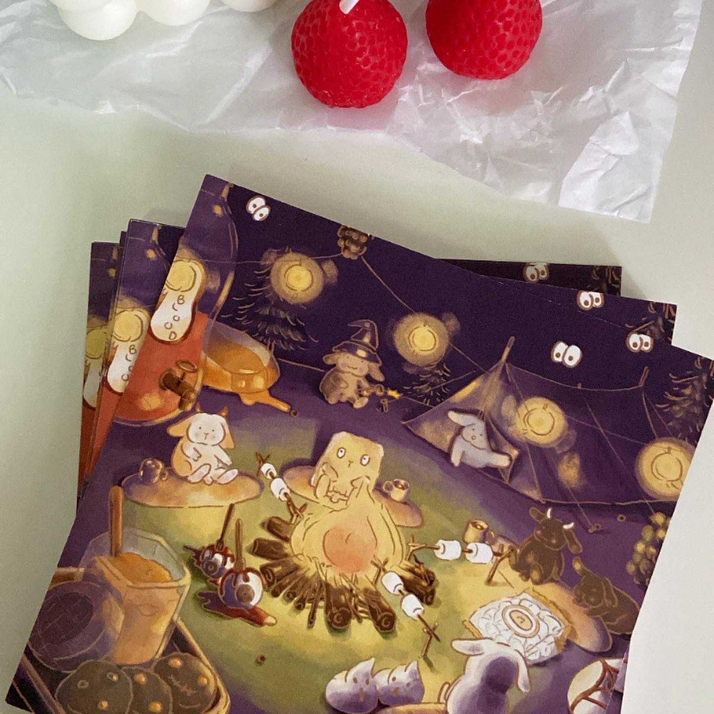 Bunny Land POSTCARD [14.5X14.5 cm]