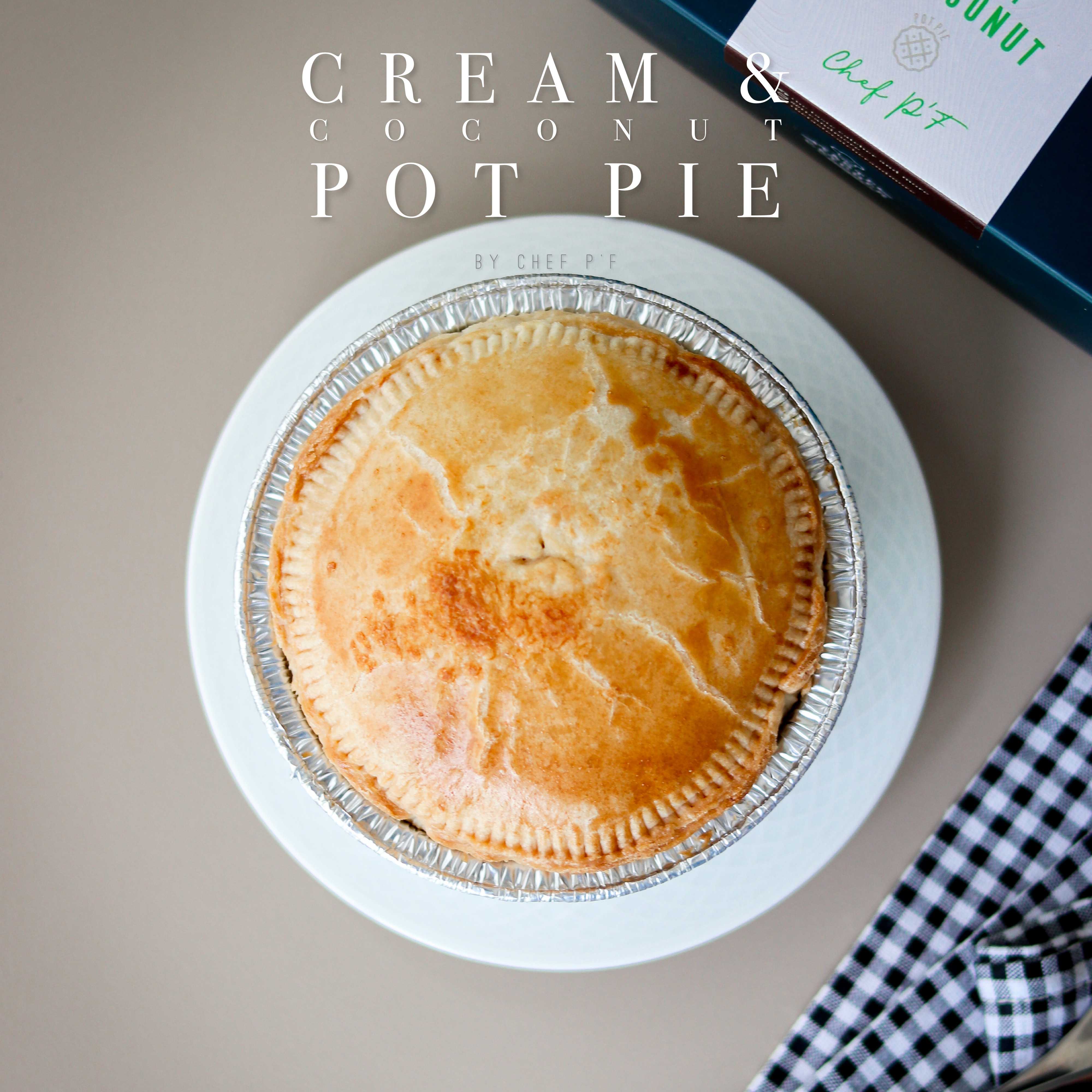 CREAM & COCONUT POT PIE