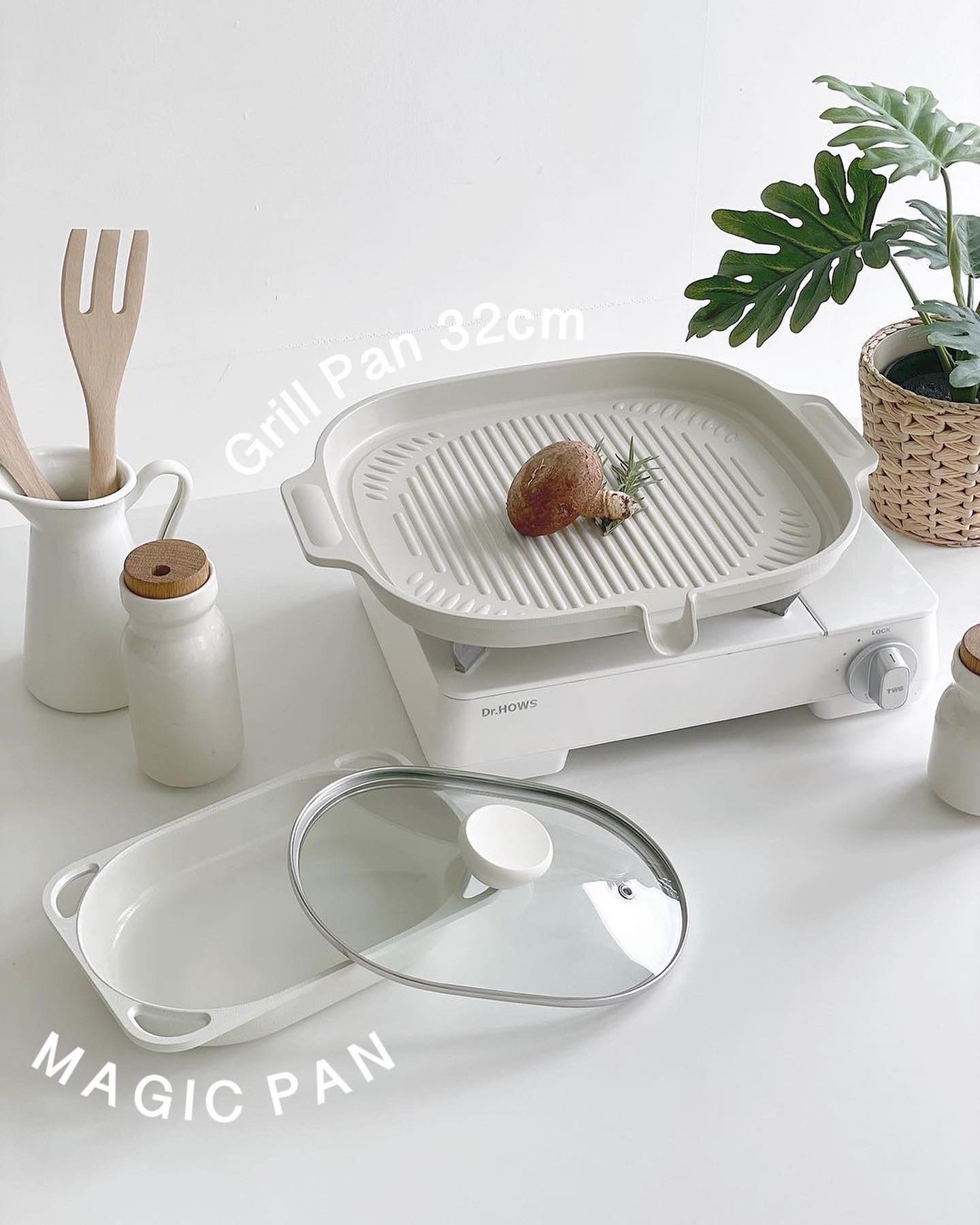 (พรีออเดอร์) BAFLIFE CERAMIC GRILL PAN&MAGIC PAN Made in Korea🇰🇷