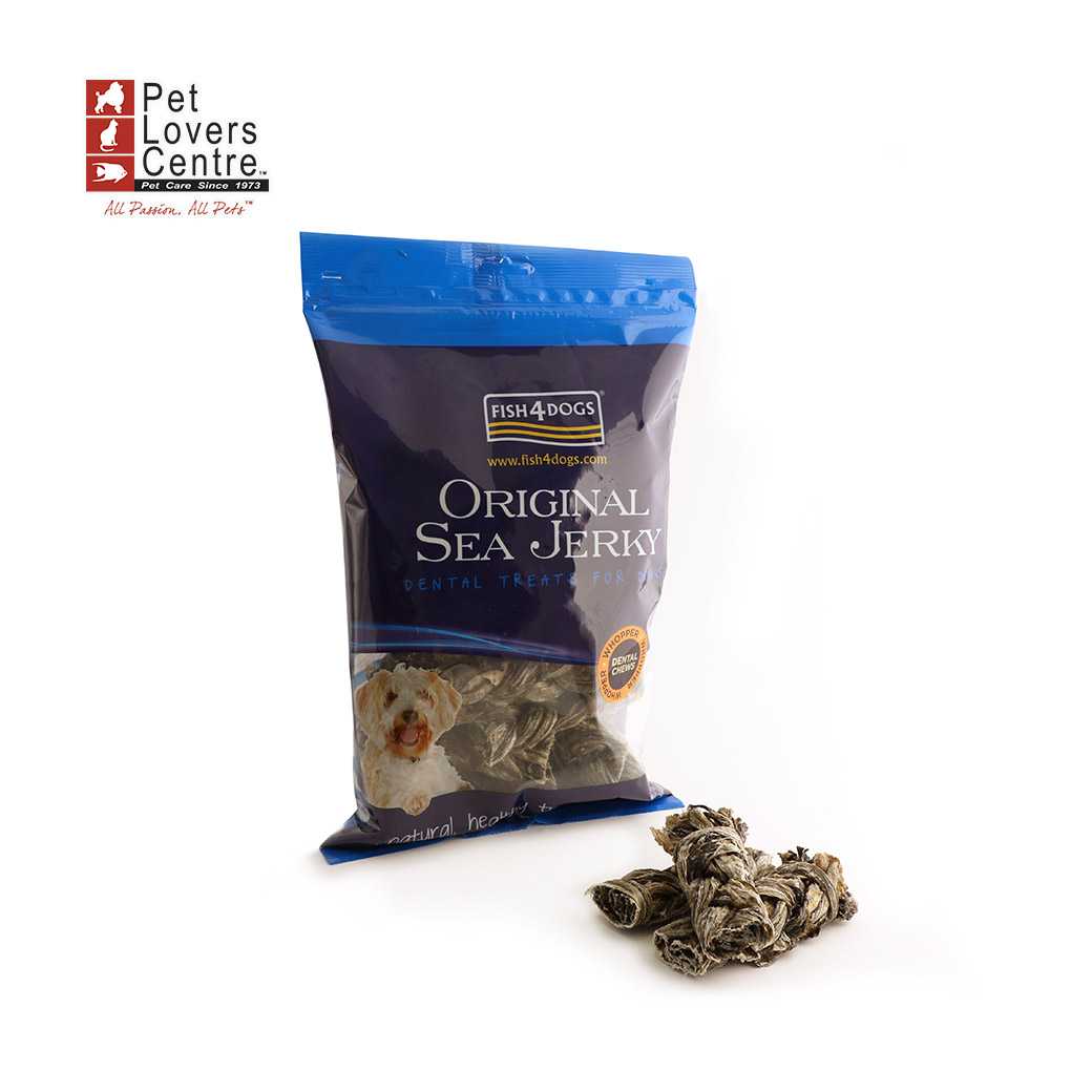 FISH 4 DOGS ขนมสุนัขสูตร SEA JERKY ขนาด 500-575 กรัม