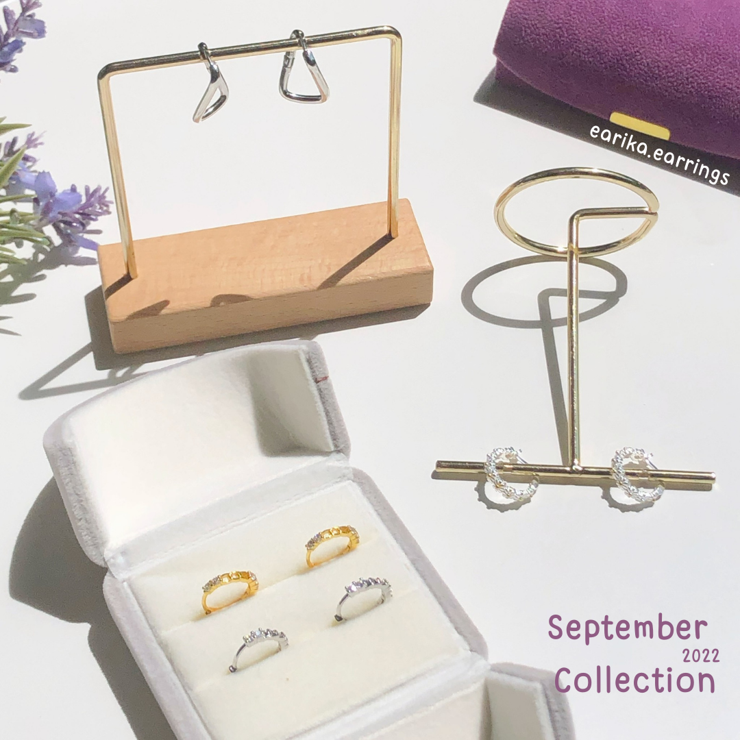 earika.earrings - ต่างหูเงินแท้ S92.5  คอลเลคชั่นต้นเดือนกันยายน 2022 (1) เหมาะสำหรับคนแพ้ง่าย