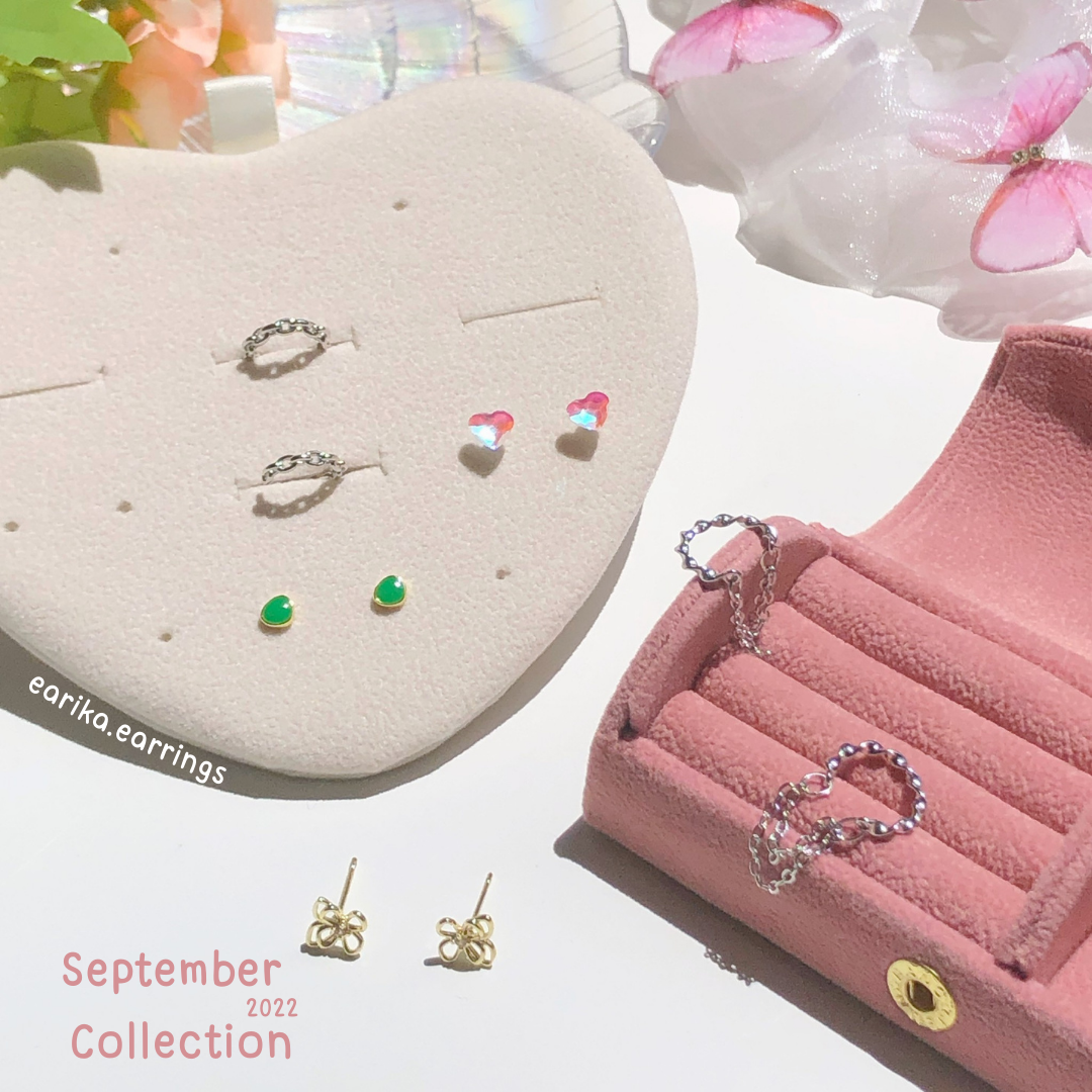 earika.earrings -  ต่างหูเงินแท้ S92.5 คอลเลคชั่นต้นเดือนกันยายน 2022 (2) เหมาะสำหรับคนแพ้ง่าย