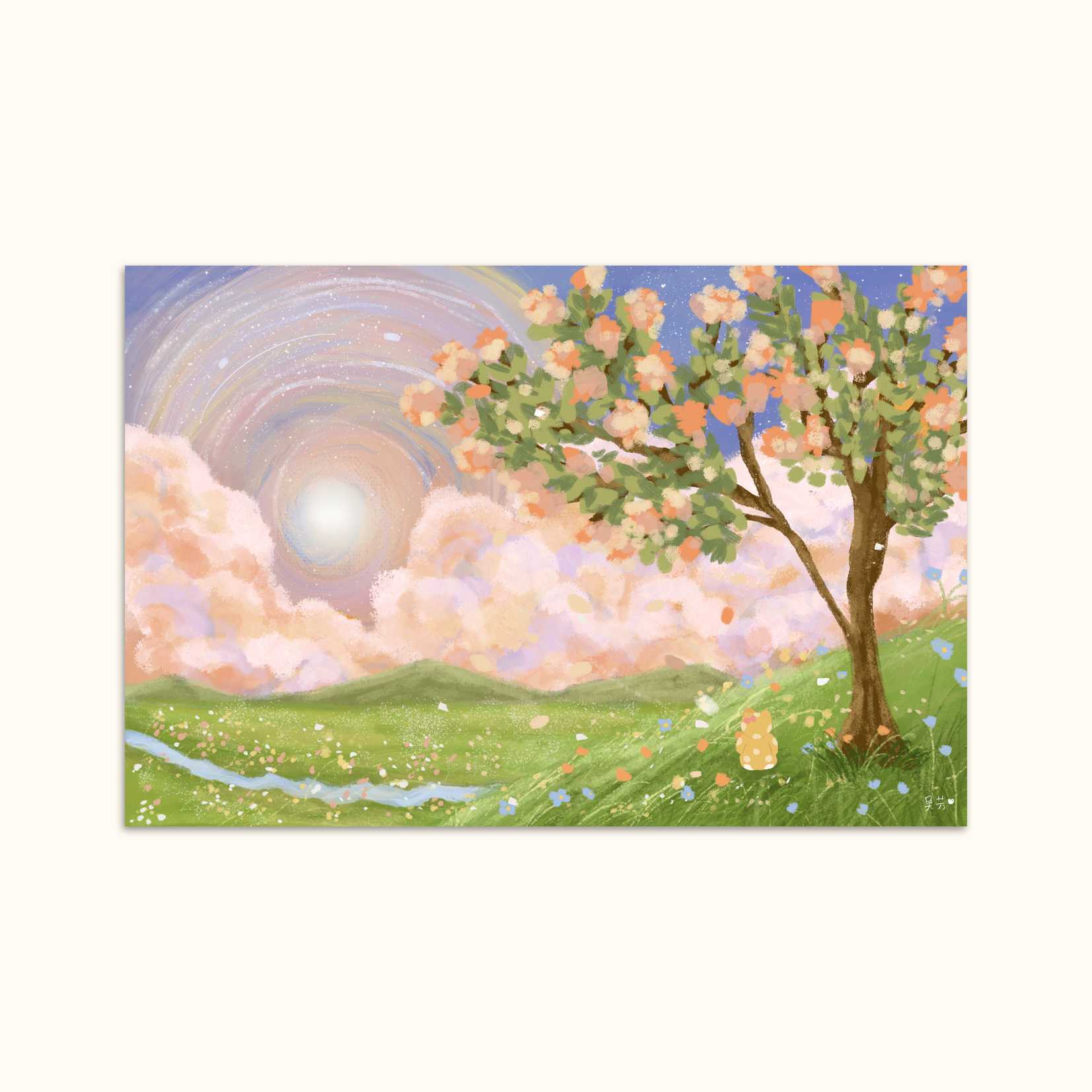 Art print Postcard [Secret garden]