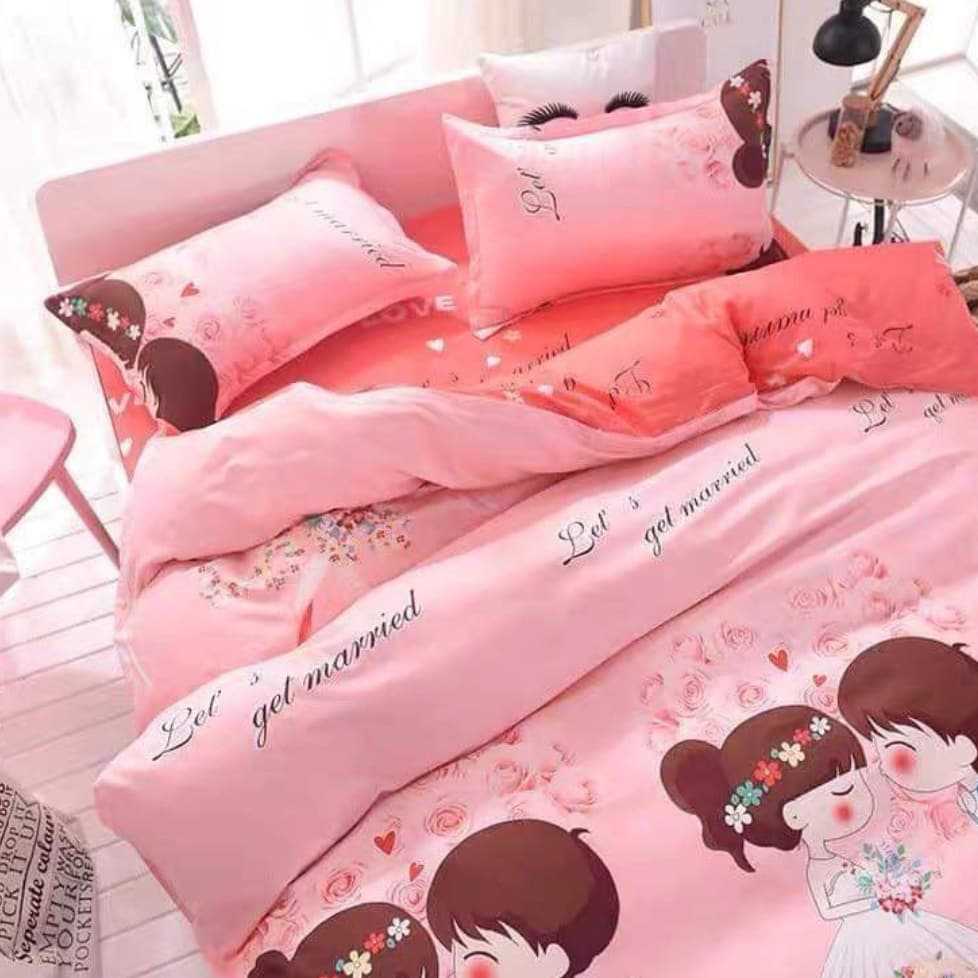 (ส่งฟรี) ❤ 490 บาท ชุดผ้าปูที่นอน+ผ้านวม