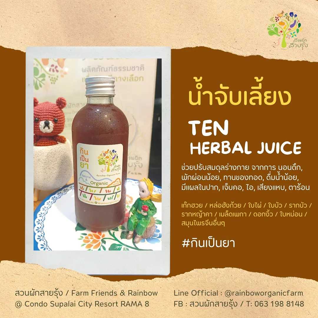 น้ำจับเลี้ยง / Ten Herbal Juice