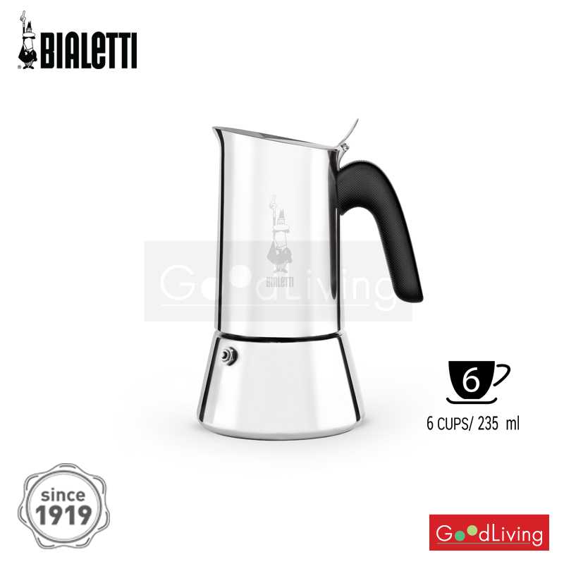 Bialetti หม้อต้มกาแฟ Moka Pot รุ่นวีนัส ขนาด 6 ถ้วย