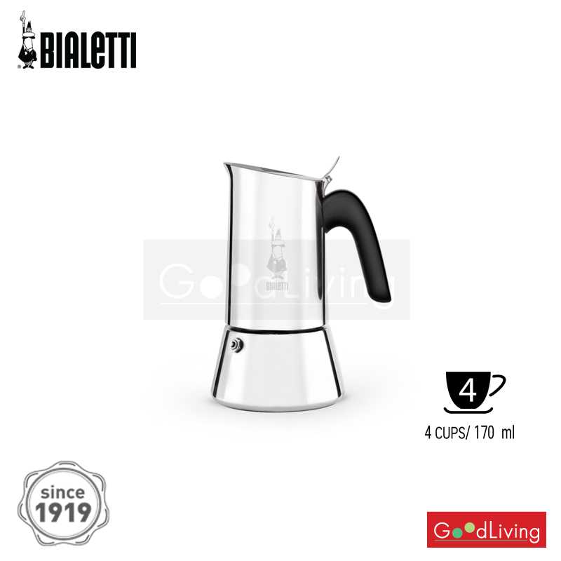 Bialetti หม้อต้มกาแฟ Moka Pot รุ่นวีนัส ขนาด 4 ถ้วย