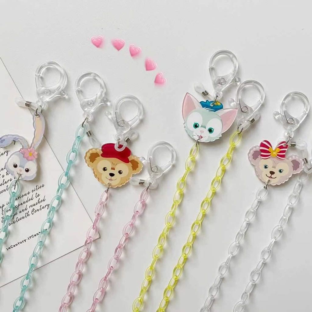 พร้อมส่ง สายคล้องแมส Duffy and Friends 🌈✨
