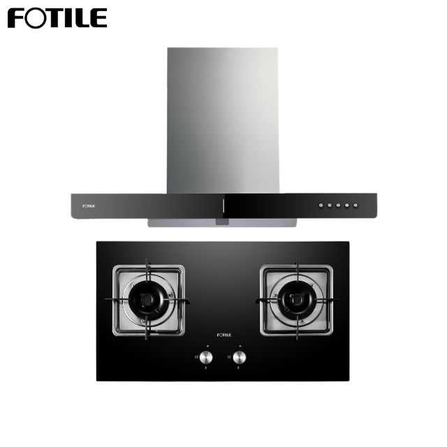 FOTILE เซ็ทคู่เครื่องดูดควัน EMS9032 เตาแก๊ส GHG73201