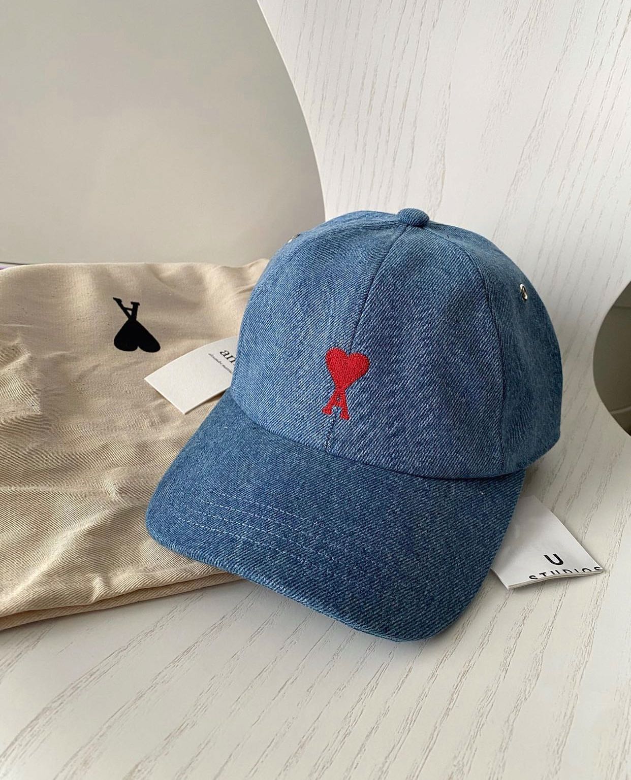 Ami Paris Denim cap