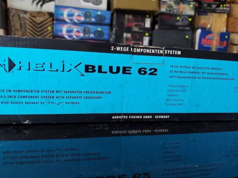 ลำโพงเซ็ทHELIX Blue62 6.5นิ้ว2wayคอมโพเน้นเสียงไฮเอ็นหวานเนียนฟังสบายเสียงแหลมใสพริ้วนำเข้าเยอรมัน