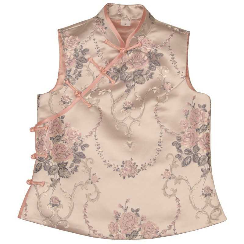 Chinese Style Satin Vest