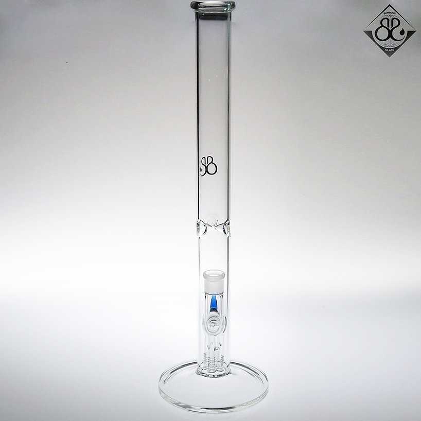 20INCHES 4ARMS TREE PERC BLUE SPIKY STRAIGHT BONG
