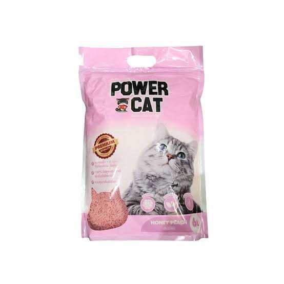 Power Cat Tofu Litter 6L  Honey peach