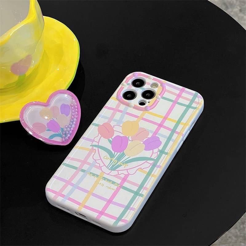 สอบถามก่อนกดสั่ง เคสดอกไม้ เคสหัวใจ เคสดอกทิวลิป เคสไอโฟน เคสiPhone เคส+holder griptok ไอริง ตาราง
