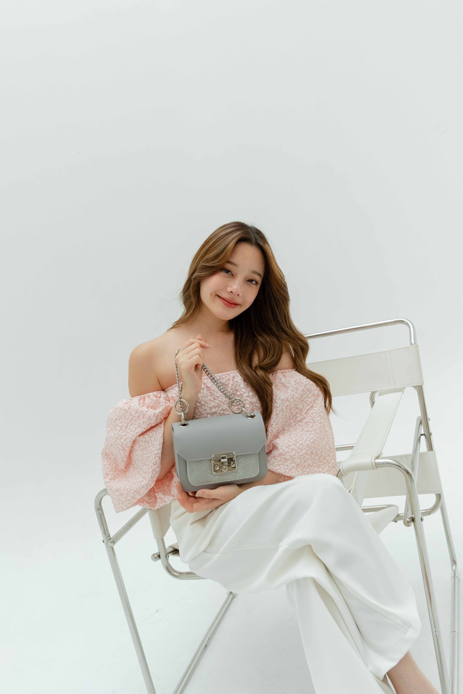 PATH T CHA - (📍พรีออเดอร์) KLOTH PYTHON IN PASTEL GRAY