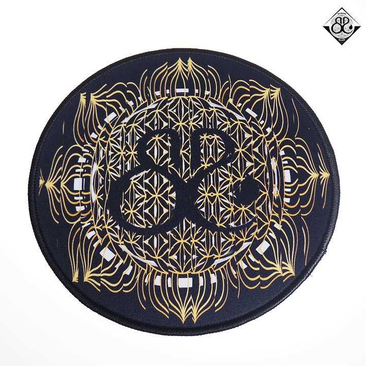 BBCLASSIC BONG MAT BLACK&GOLD