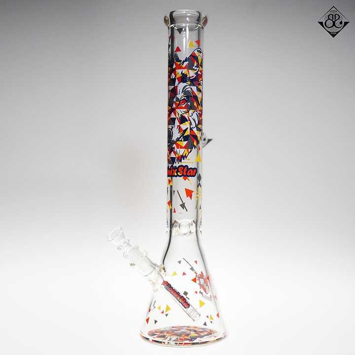 PHOENIX STAR 18 Inches 7mm Thick Wolf Decals Beaker