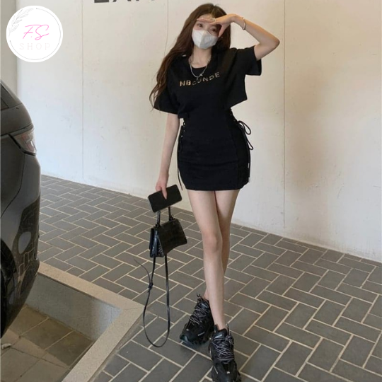 (Pre-Order)#C020 เดรสแฟชั่นสไตล์พร็อพ