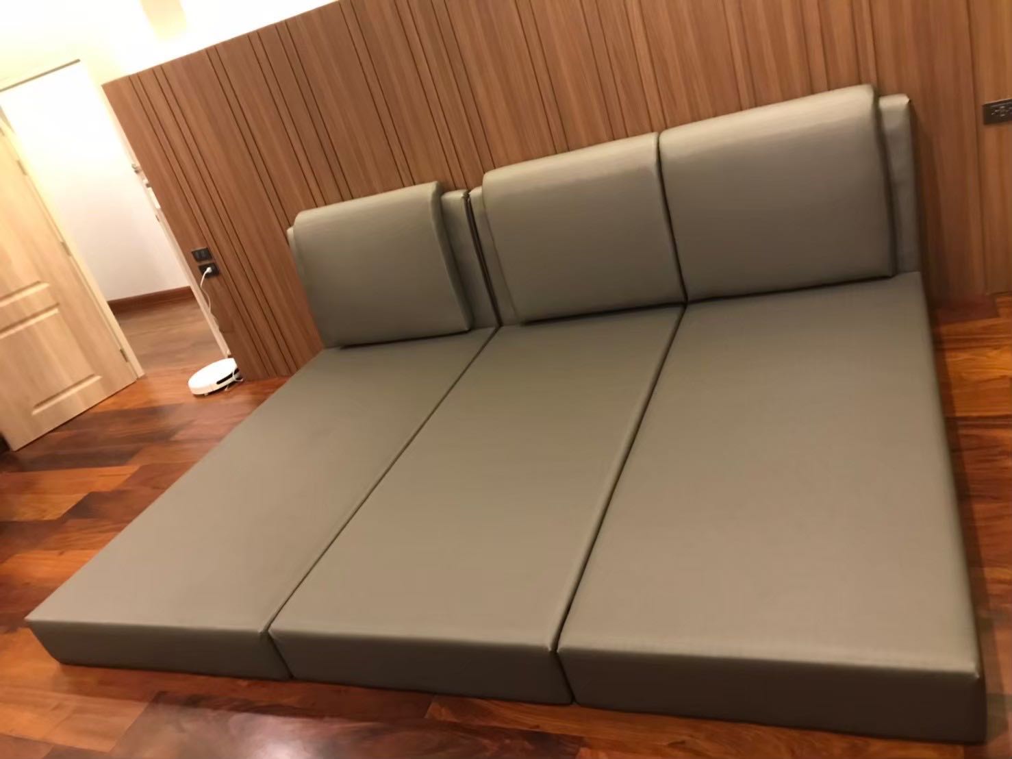 เตียง9.5ฟุตหัวหมอนหนานุ่ม