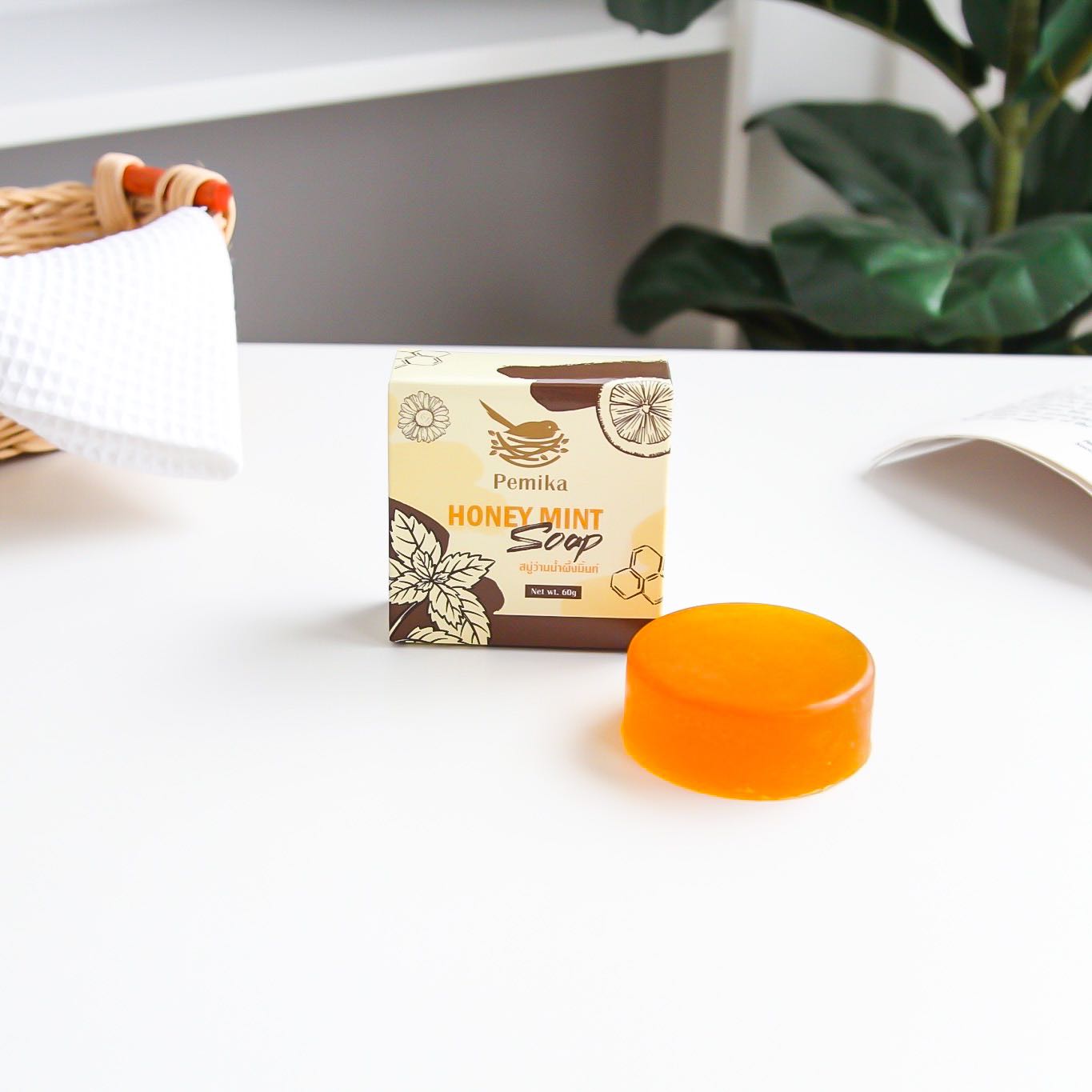 สบู่ว่านน้ำผึ้งมินท์ Honey Mint Soap