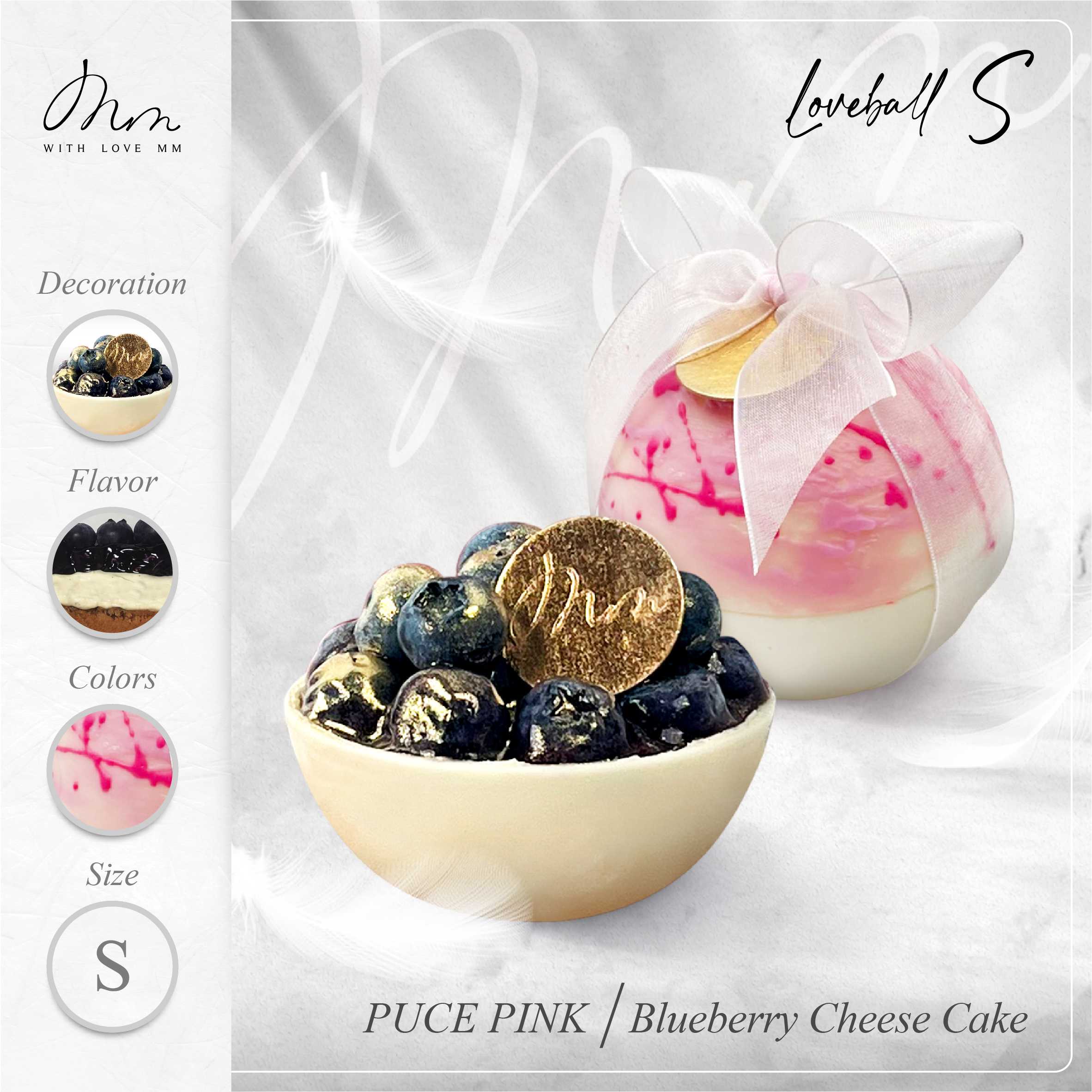 BLUE SPLASH - Loveball S - Blueberry Cheesecake