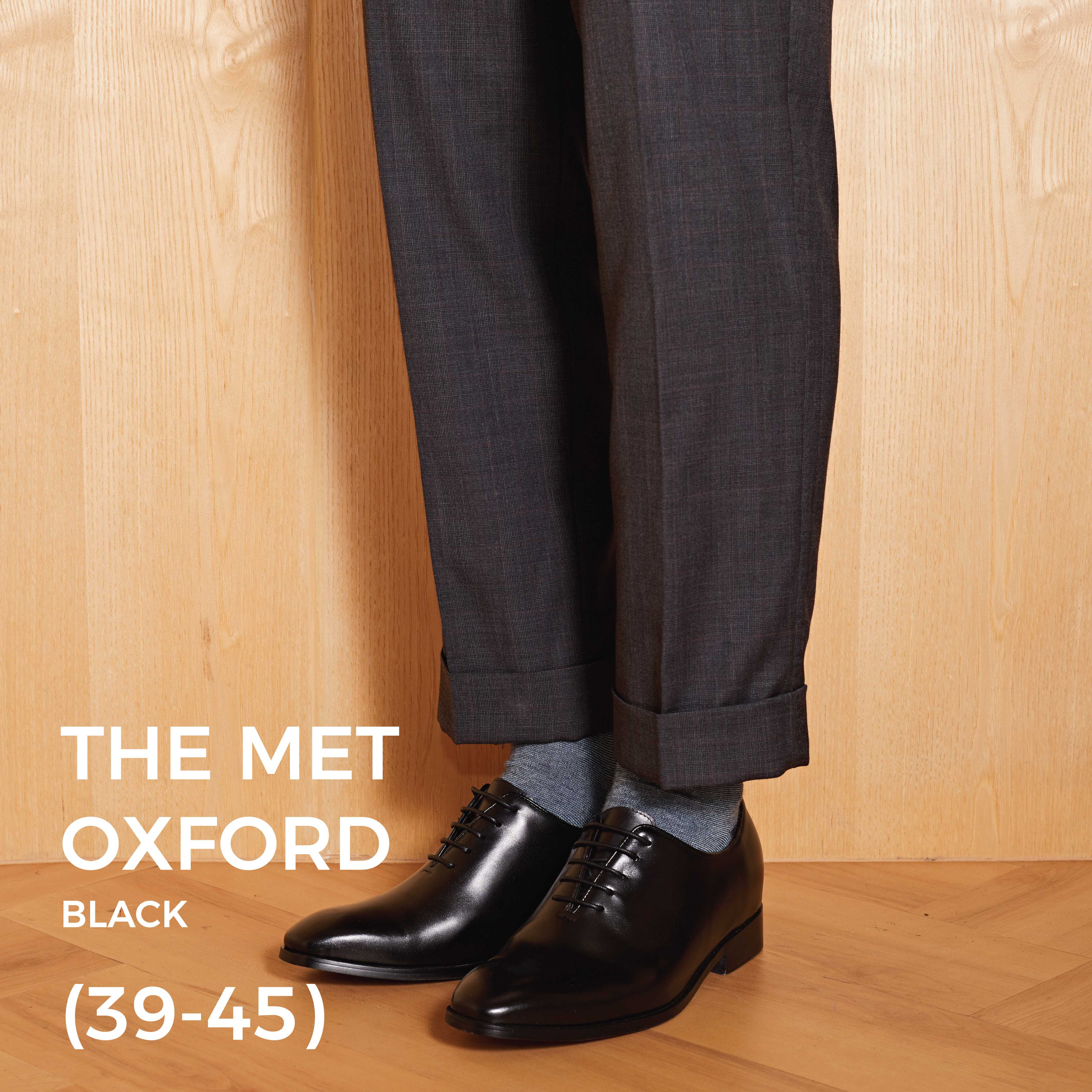 NEW! The Met Oxford (Black) Sizes 39-45