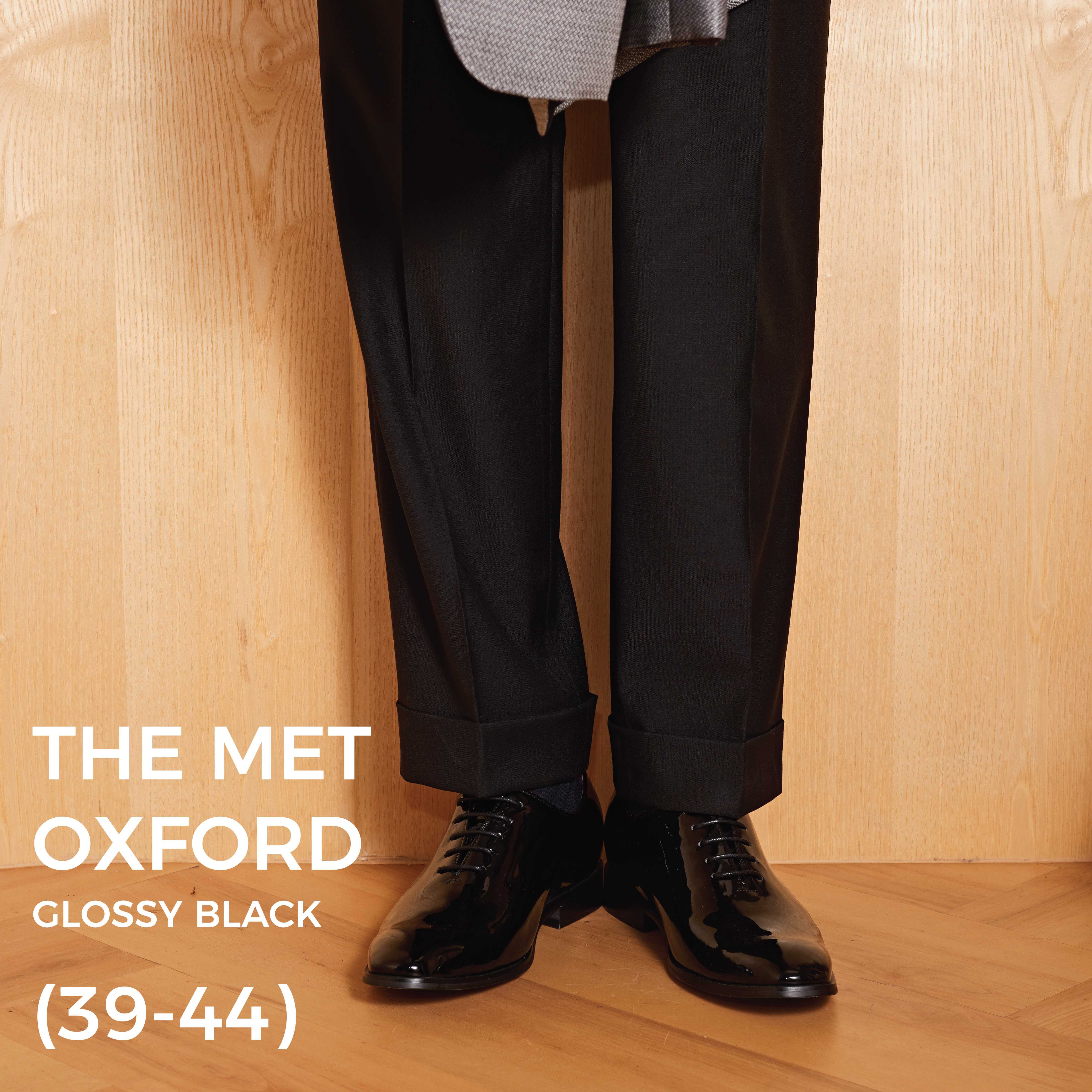 NEW! The Met Oxford (Glossy Black) Sizes 39-44