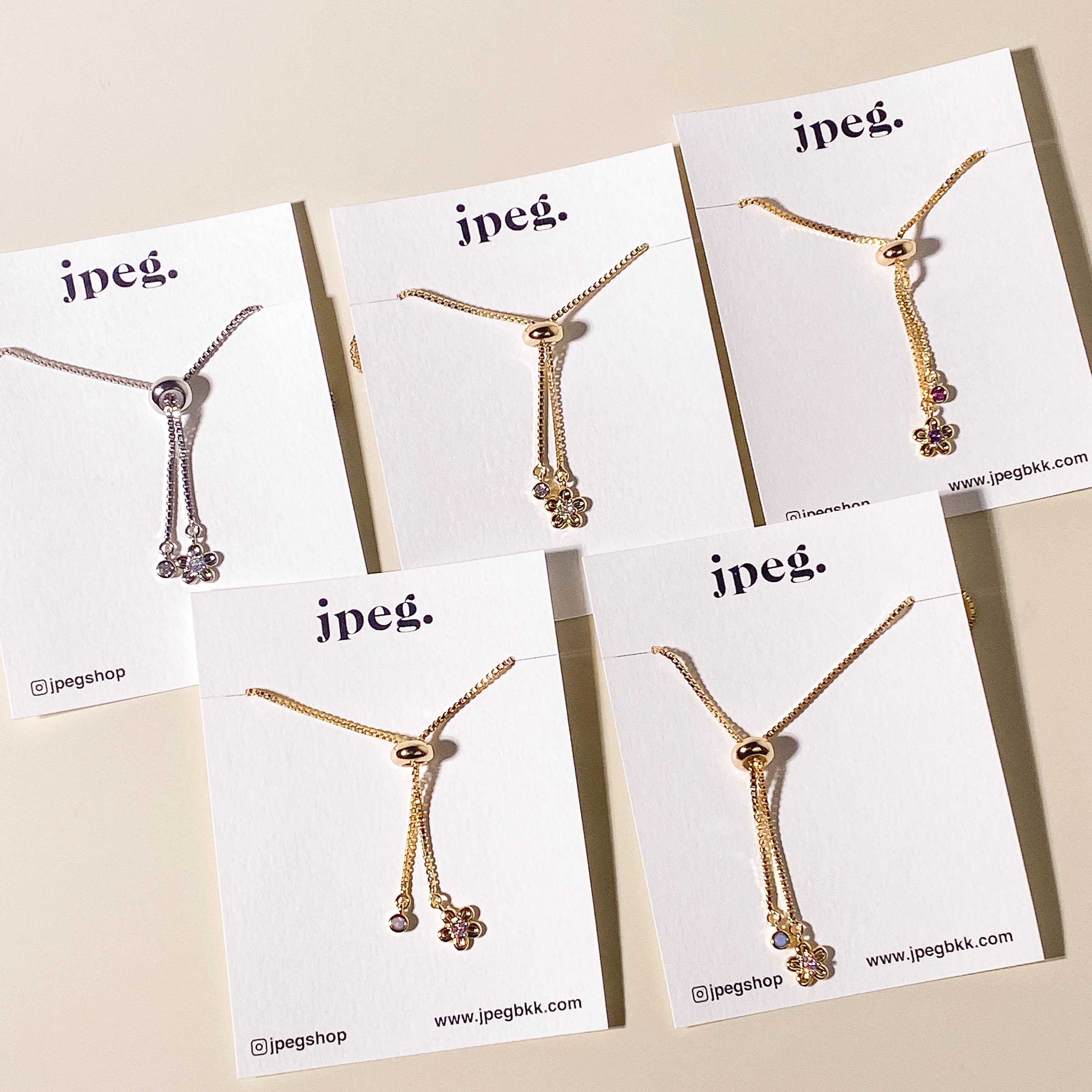 flora bracelet (brass)