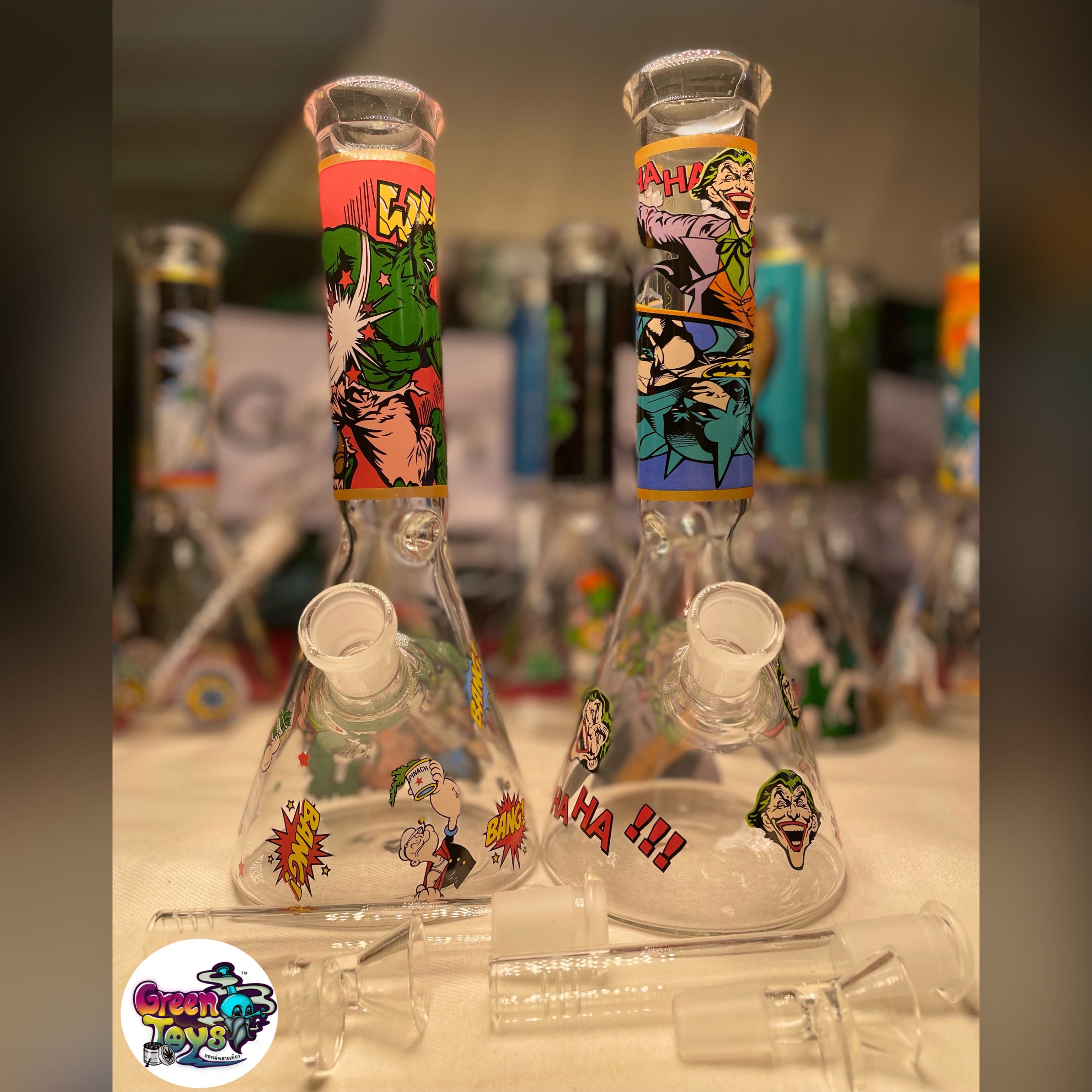 Bong 25cm Hulk & Joker