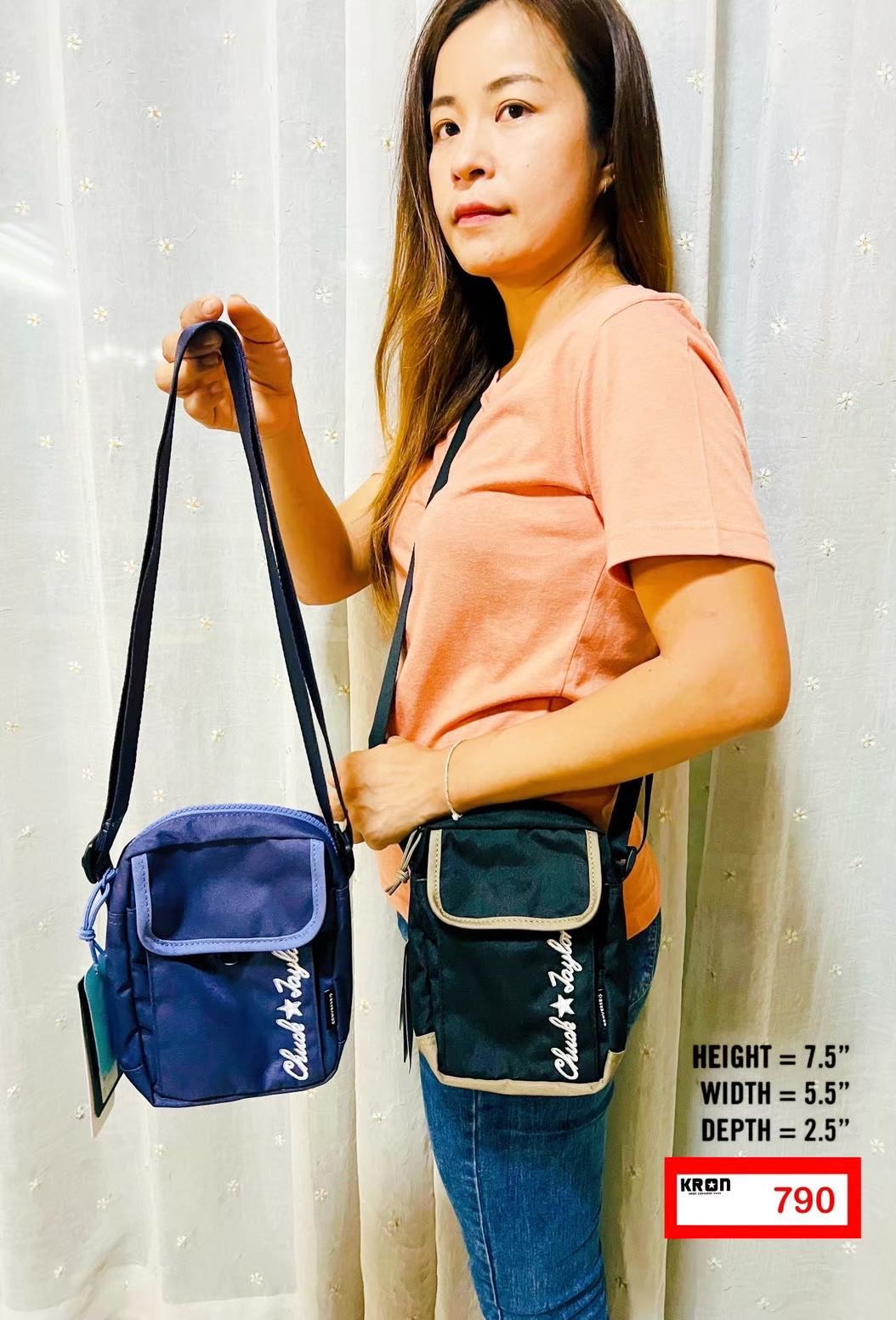 กระเป๋าสะพายข้าง CONVERSE EMBROIDERED CROSSBODY MINI BAG