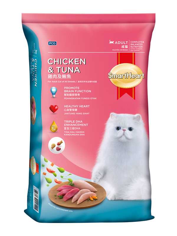 Smart Heart Cat ไก่และปลาทูน่า